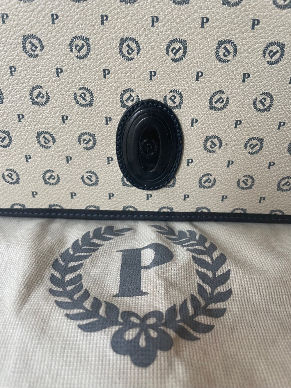 Pollini Monogram Print Shoulder/Crossbody Bag ๐ฎ๐น Made in Italy - Picture 2 of 16
